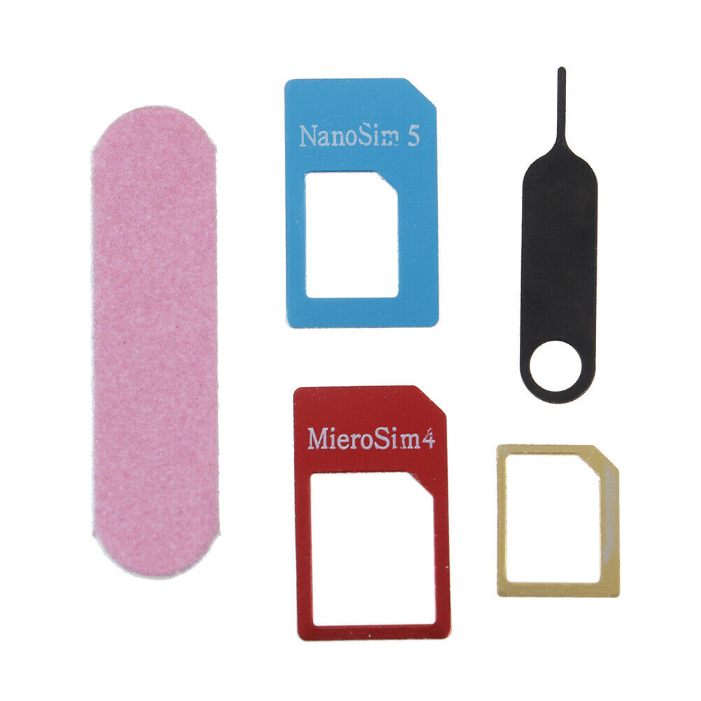 Universal 5 in 1 sim card adapters micro sim card tray slot ho .l8