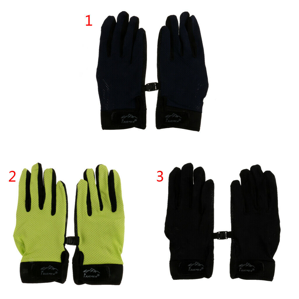Non-slip Touch Screen Gloves Outdoor Cycling Hiking Climbing Gloves M Blue