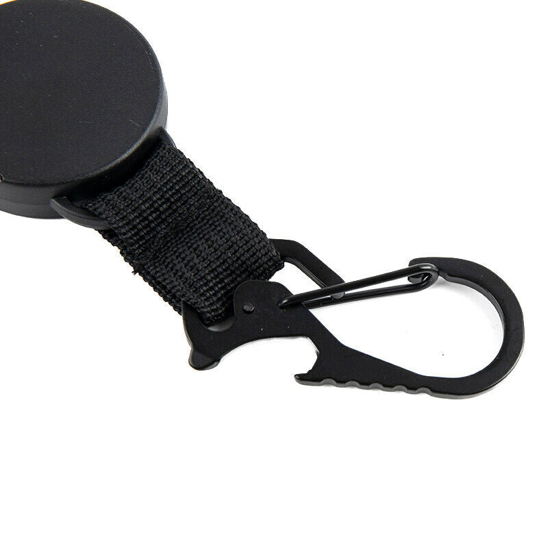 Resilience Wire Rope Keychain Sporty Retractable Anti Lost Keyring Bottle Ope Qx