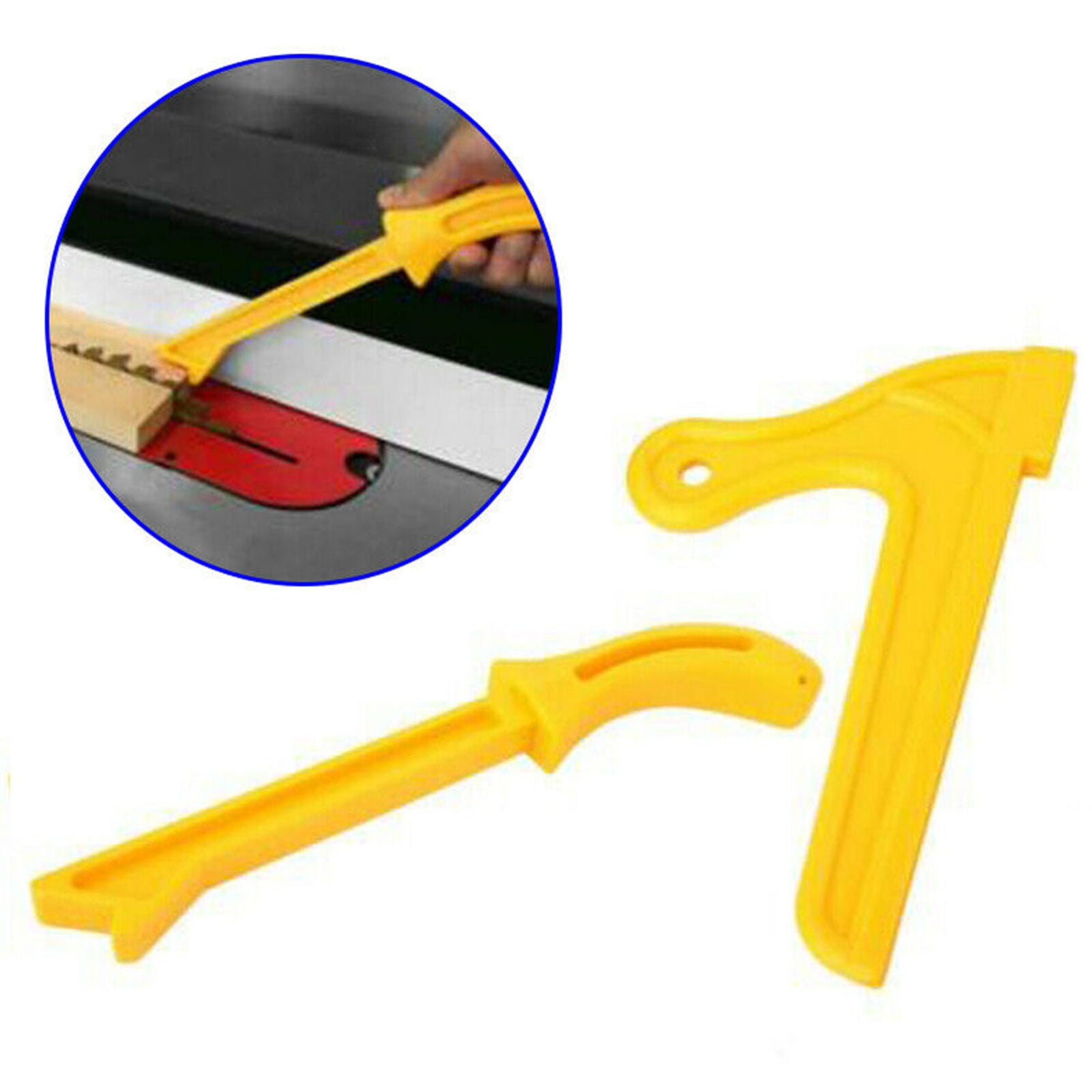2 Pieces V-type Push Stick For Table Saws Woodworking Router Tools
