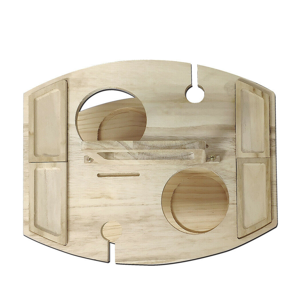 Wooden picnic camping table outdoor portable beach table removable