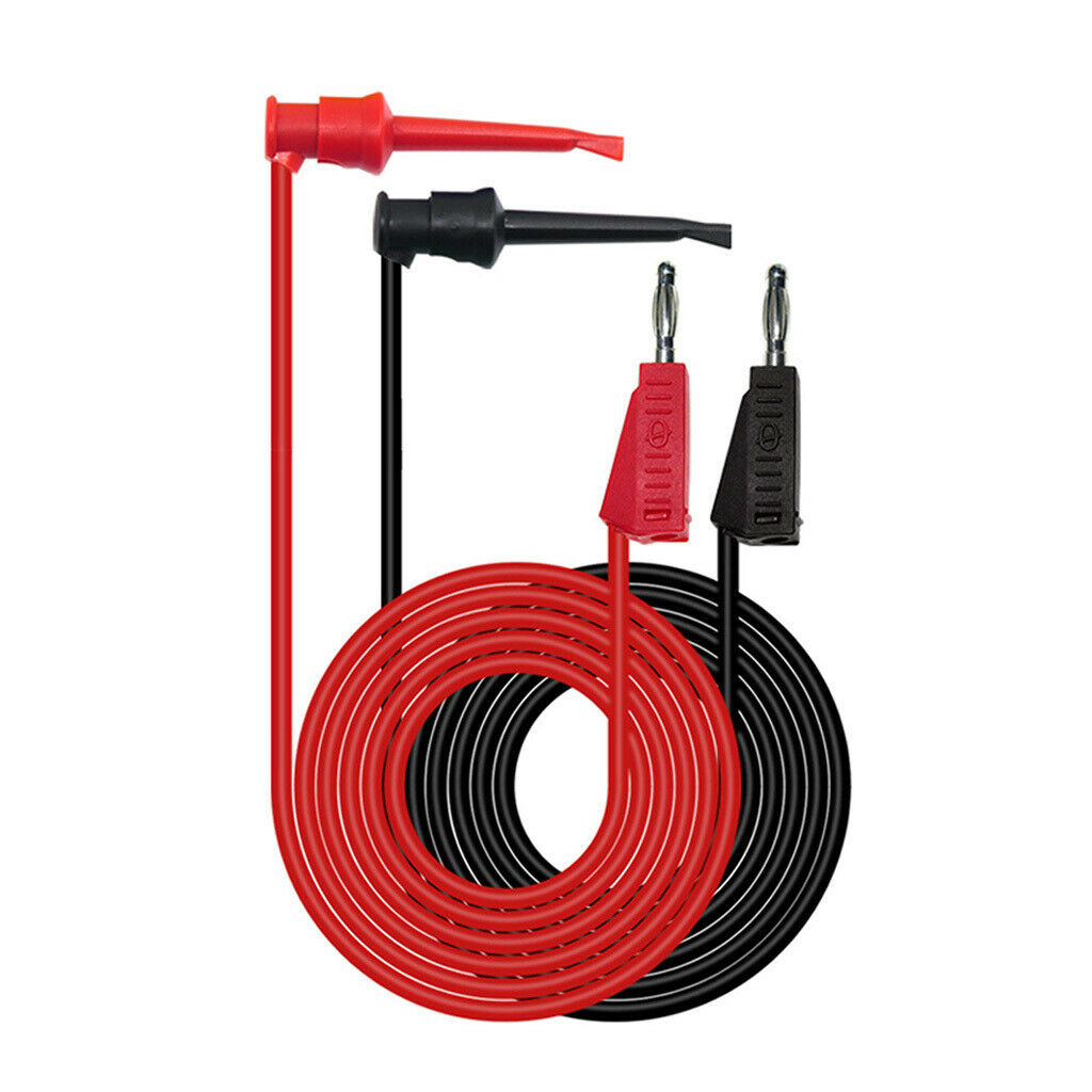 8pcs Electronic Test Lead Multimeter Test Probe Lead Banana Test Probe Set PVC