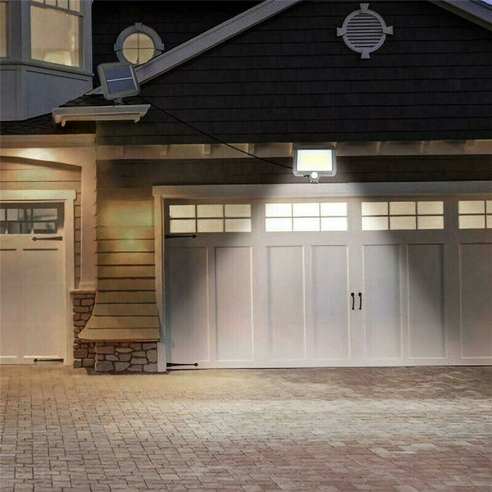 Waterproof 100 LED Solar Power COB Motion Sensor Wall Light Outdoor Garden Lamp