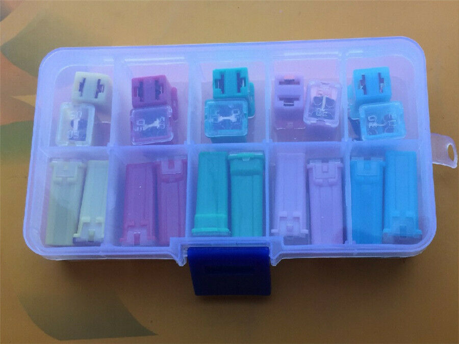 20 Pcs Square Fuse 20A 30A 40A 50A 60A AMP For Fuse Panels And Wiring Harnesses