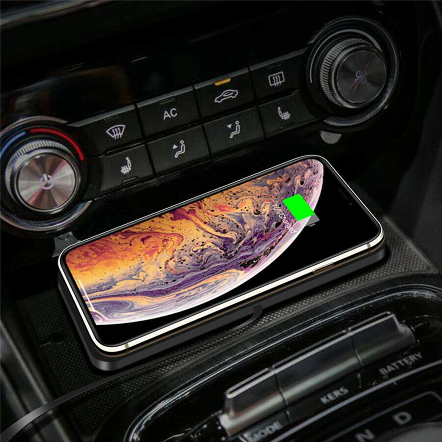 Car Qi Wireless Charger Pad Fast Charging Non-slip Mat Dashboard Holder Stand