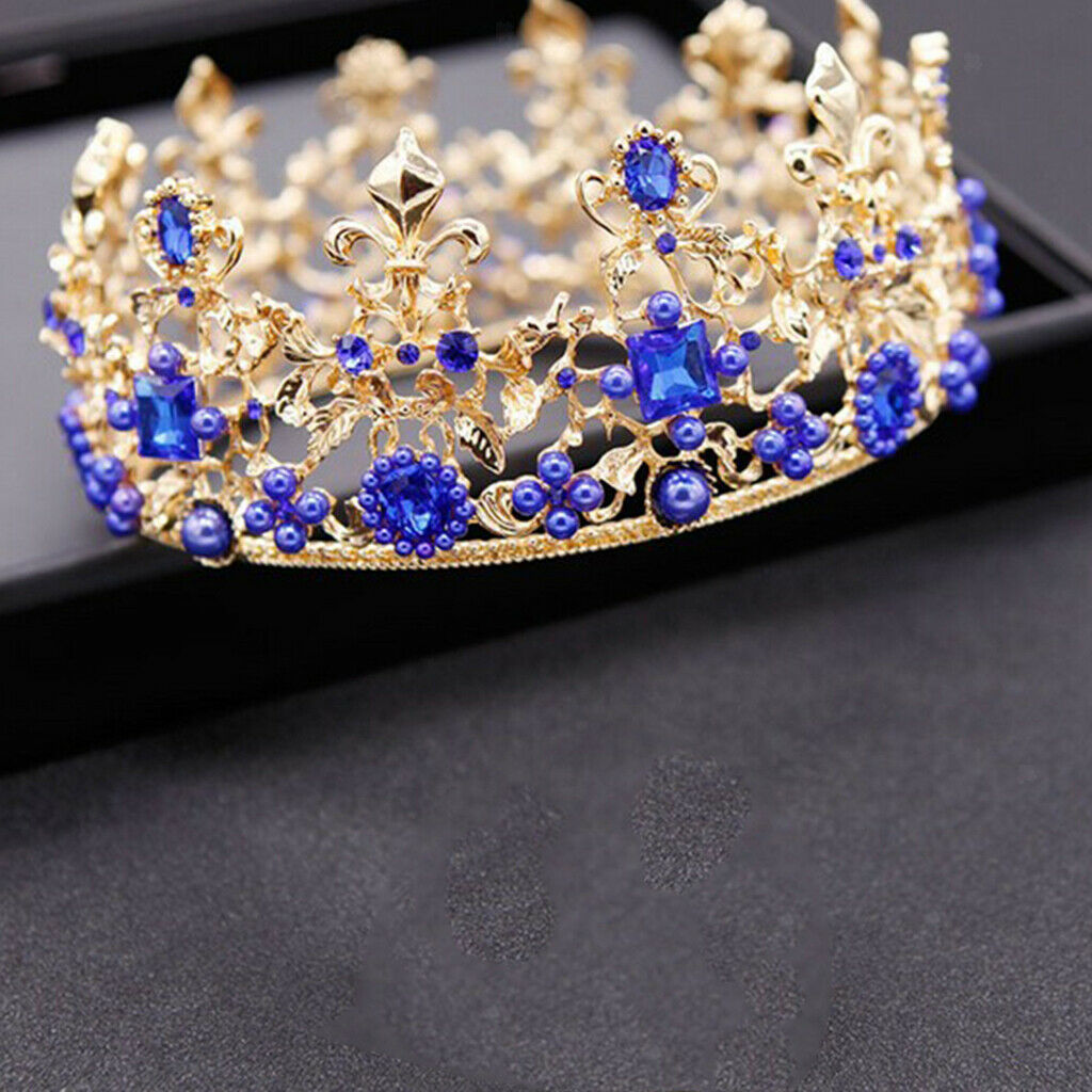 Wedding Rhinestones Tiara Queen Princess Crown Bridal Hairpieces Hairdress