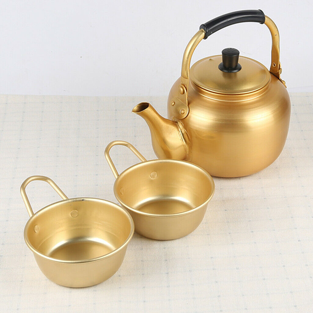 Rice Wine Bowl Aluminum 12X5cm Ramen Bowl Sake Soju Cup Travel Kitchen