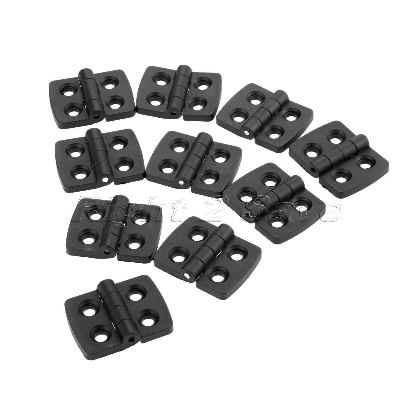 10Pcs Corrosion Resistant Hinges Home Cabinet Box Furniture Parts Easy Install