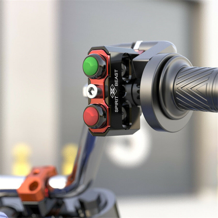 Motorcycle reset self-locking double switch bike lights switch motocross speaker