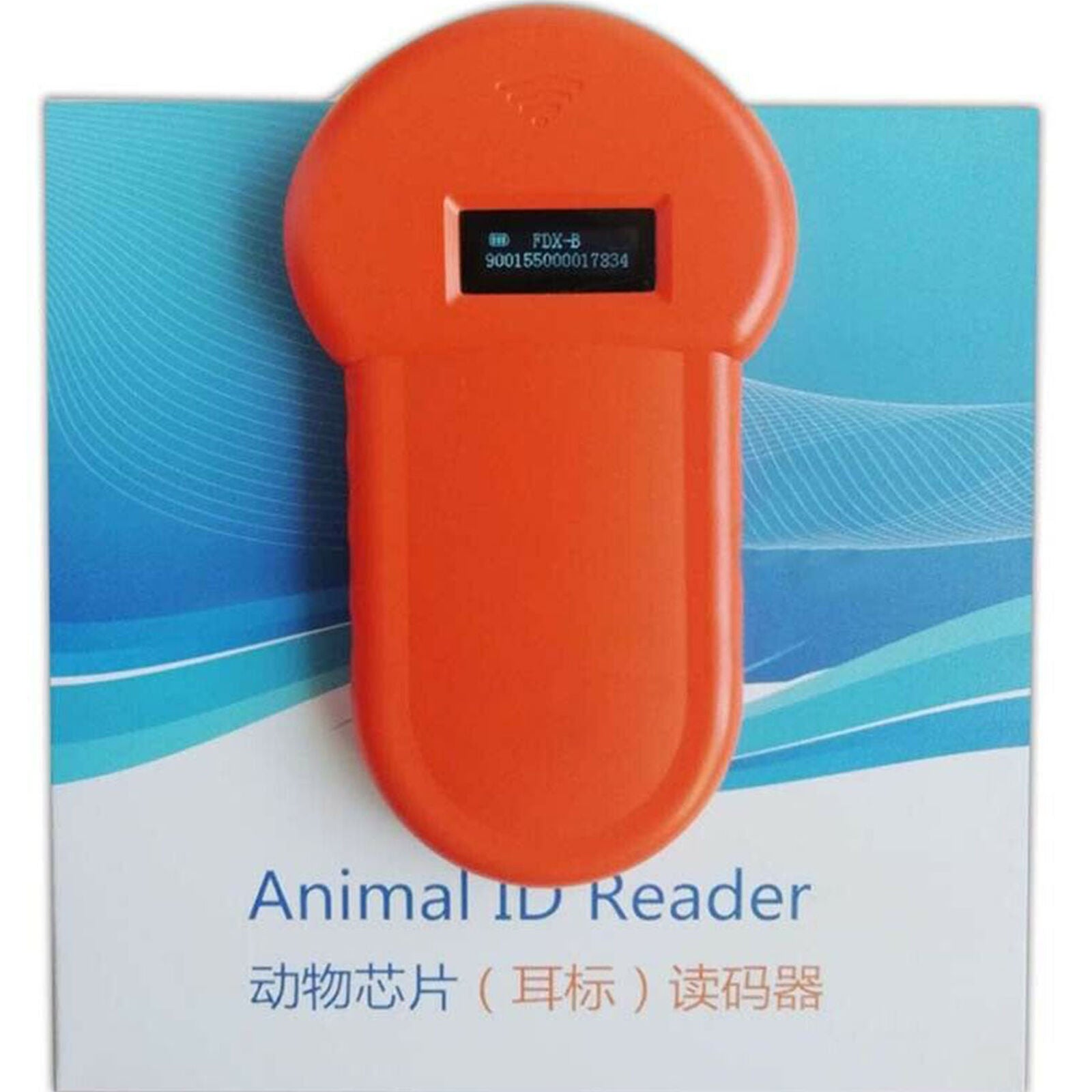 134.2Khz Handheld Pet Animal Dog Microchip ID Reader ISO FDX-B Scanner Durable