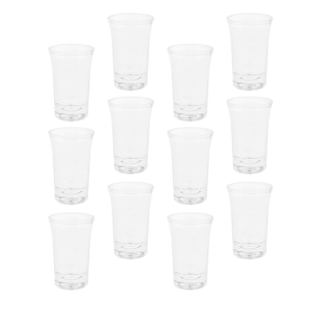 12 Pcs Premium Heavy Base Shot Glass 35ml