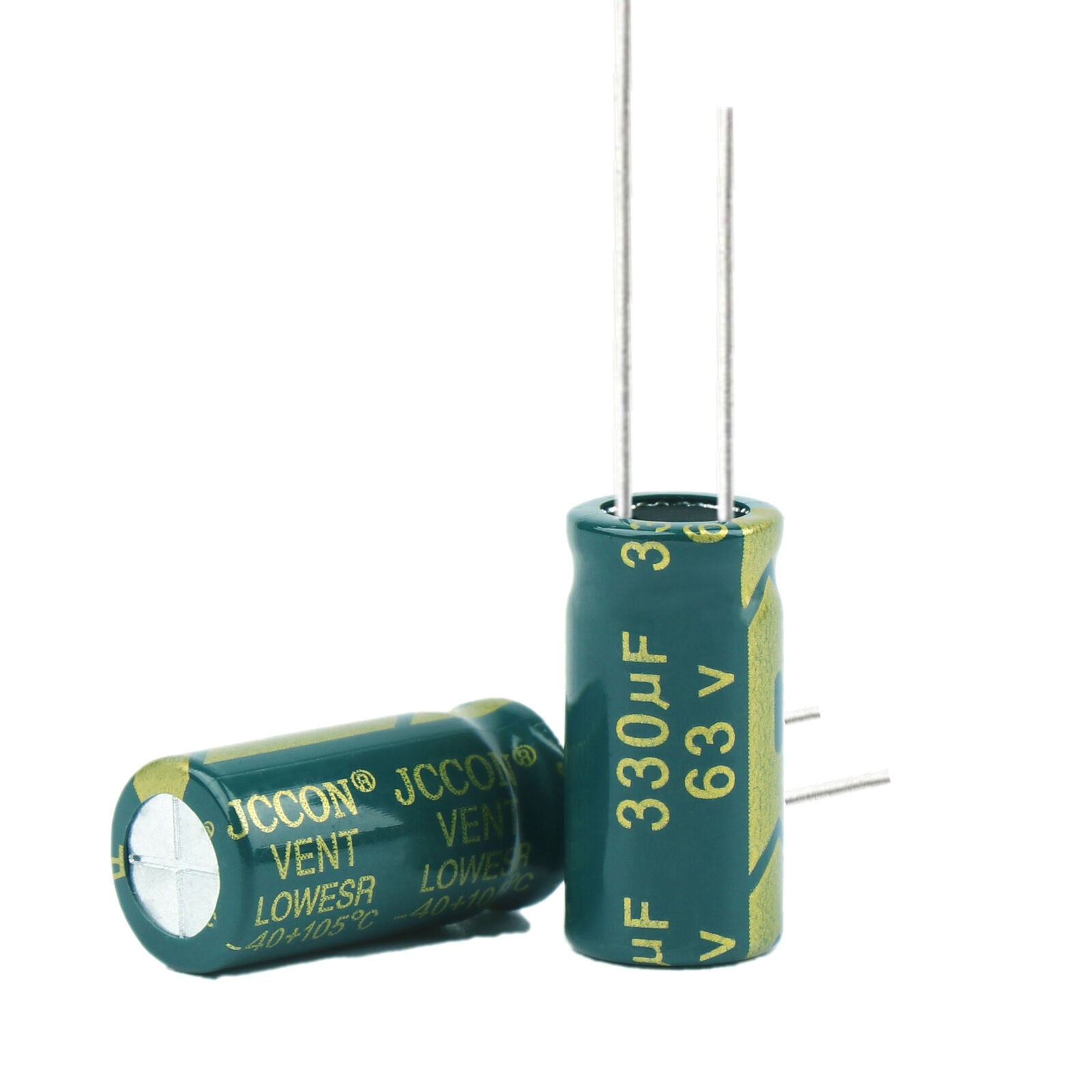 10pcs 63v330uf Aluminum electrolytic capacitor Switching power adapter 10x20mm