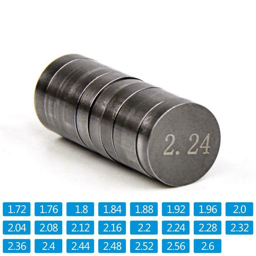 23Pcs Motorcycle Moped Valve Shim Kit 1.72- 2.6mm 8.85 mm thickness Universal