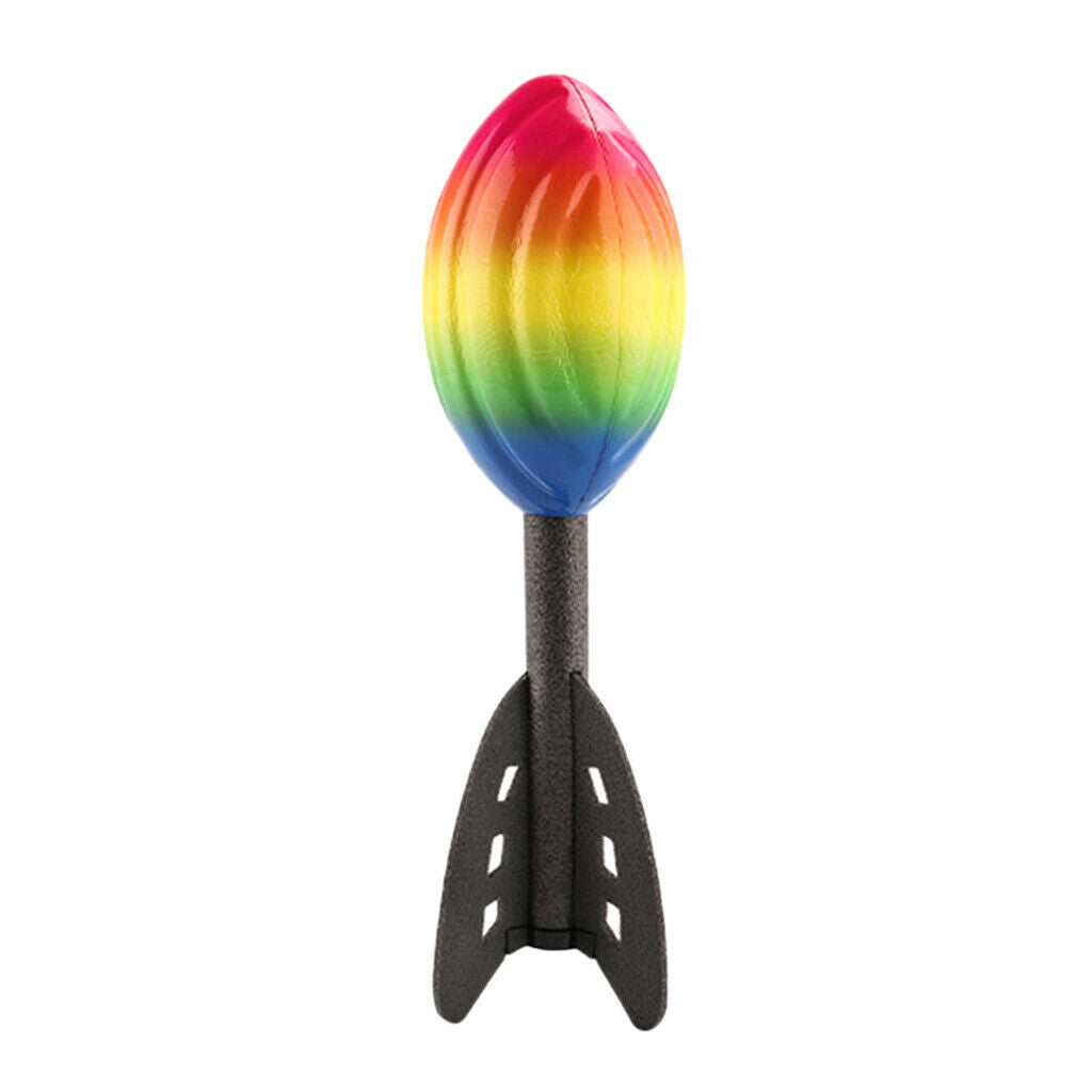 Rainbow EPP Foam Maual Hand Launch Rocket Mini Airplane Kids Toys Game