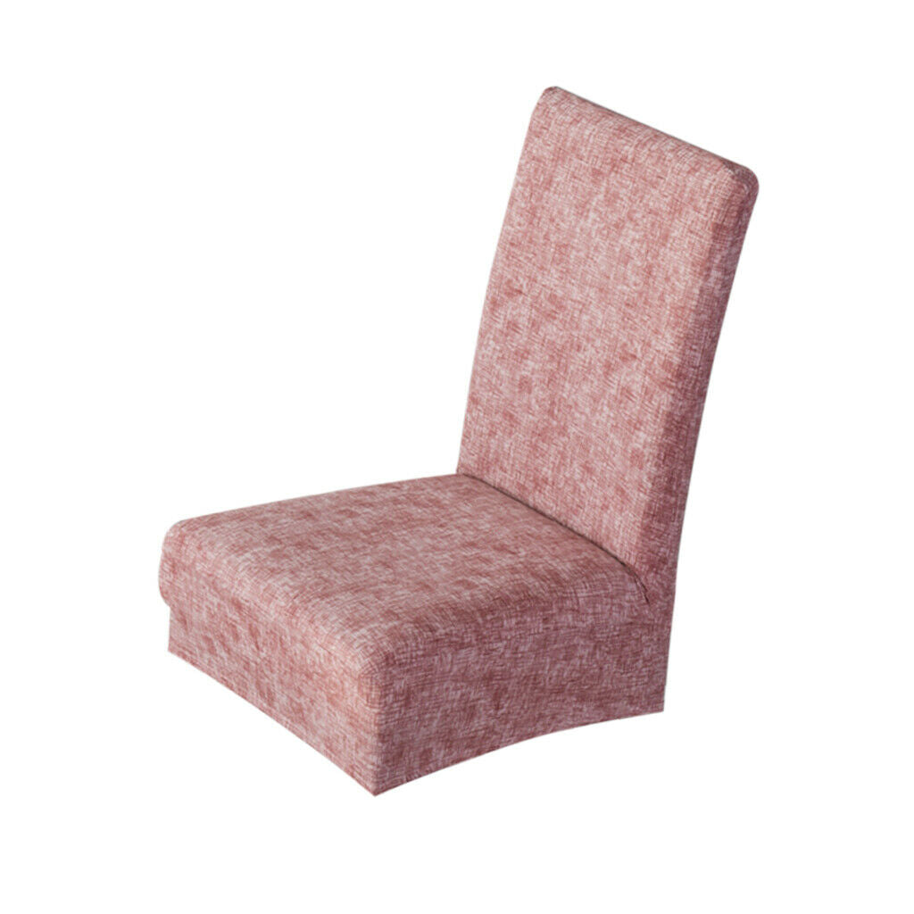 3Pieces Comfy Solid Chair Covers Elastic Slipcovers for Wedding Kitchen Dining