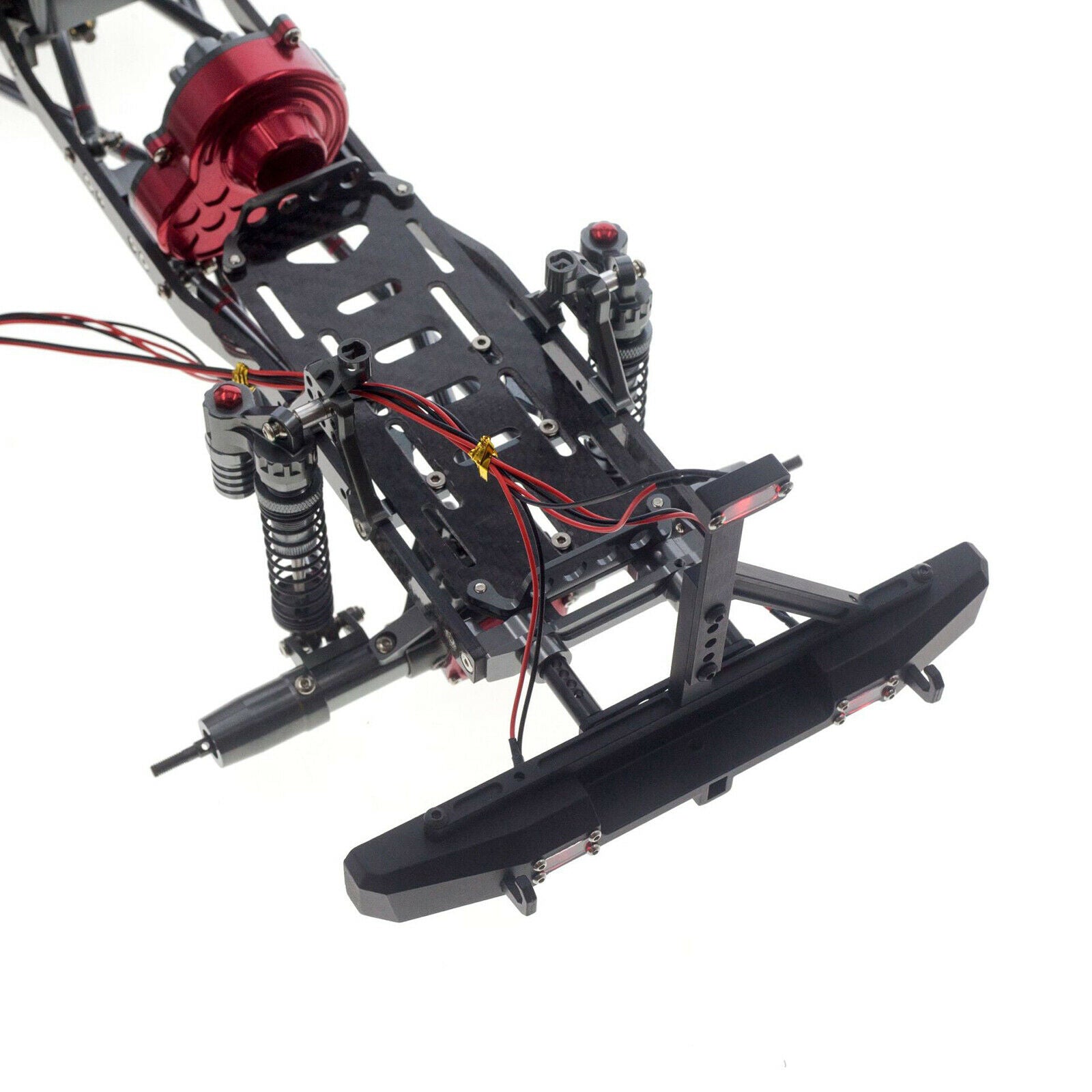 Metal ARB Rear Bumper with Tow Hook for TRX-4 TRX-6 YK SCX10 RC Car Accessories