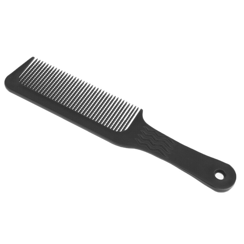 2pcs Flat Top Clipper Comb Finely Waved Teeth Barber Hair Cut Styling Comb