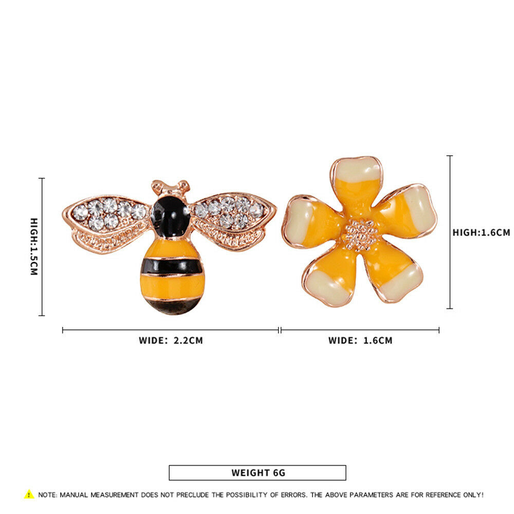 Fashion Design Animal Dangle Cute Jewelry Flower Bee For Woman Girl Earring Gift