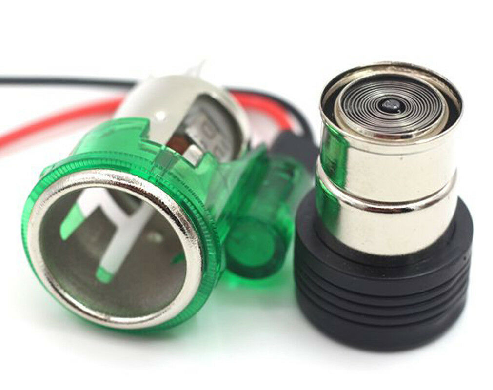 10pcs 12V Waterproof Car Motorcycle Cigarette Lighter Power Socket Plug Outlet