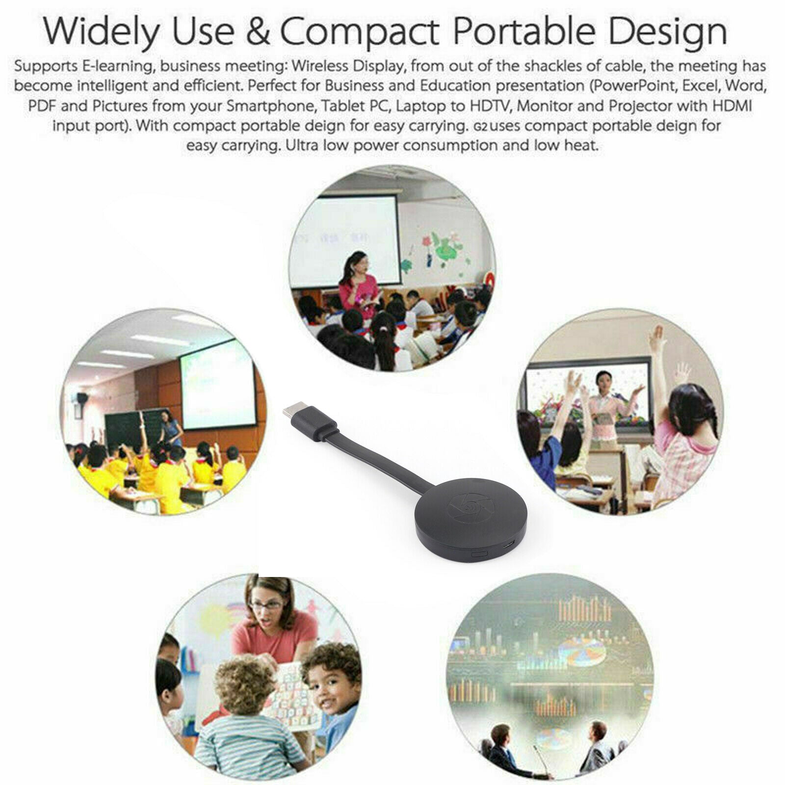 G2 1080P TV Stick Dongle Anycast Smart Cast HDM TV WiFi Wireless Receiver CN