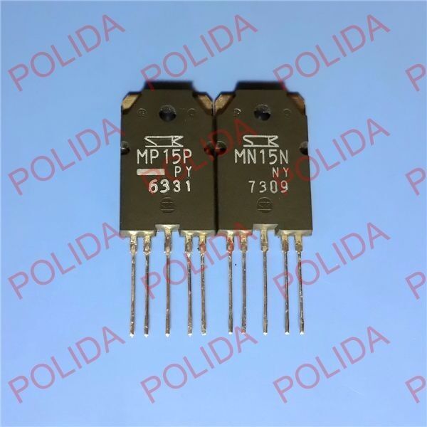 1pair Transistor SANKEN TO-3PL-5 MN15N-NY/MP15P-PY MN15N/MP15P