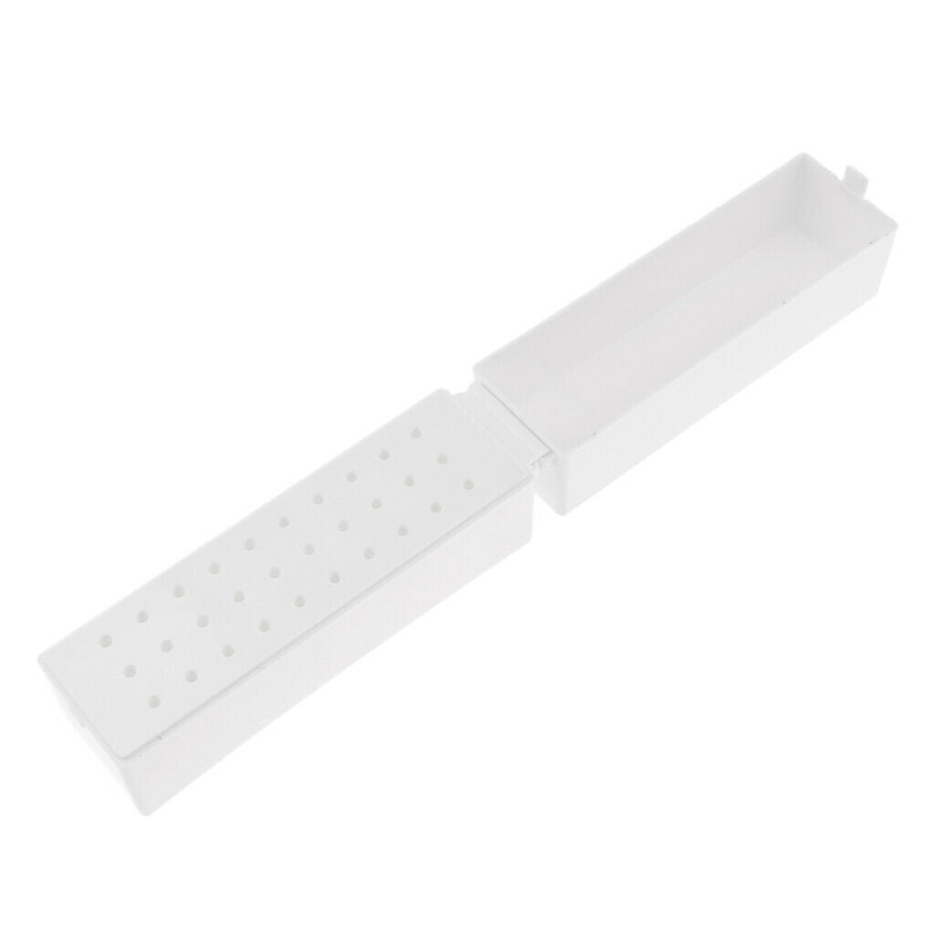 30 Holes Nail Grinding Head, Nail Cutter Bits Holder Holder Stand Box, Suitable