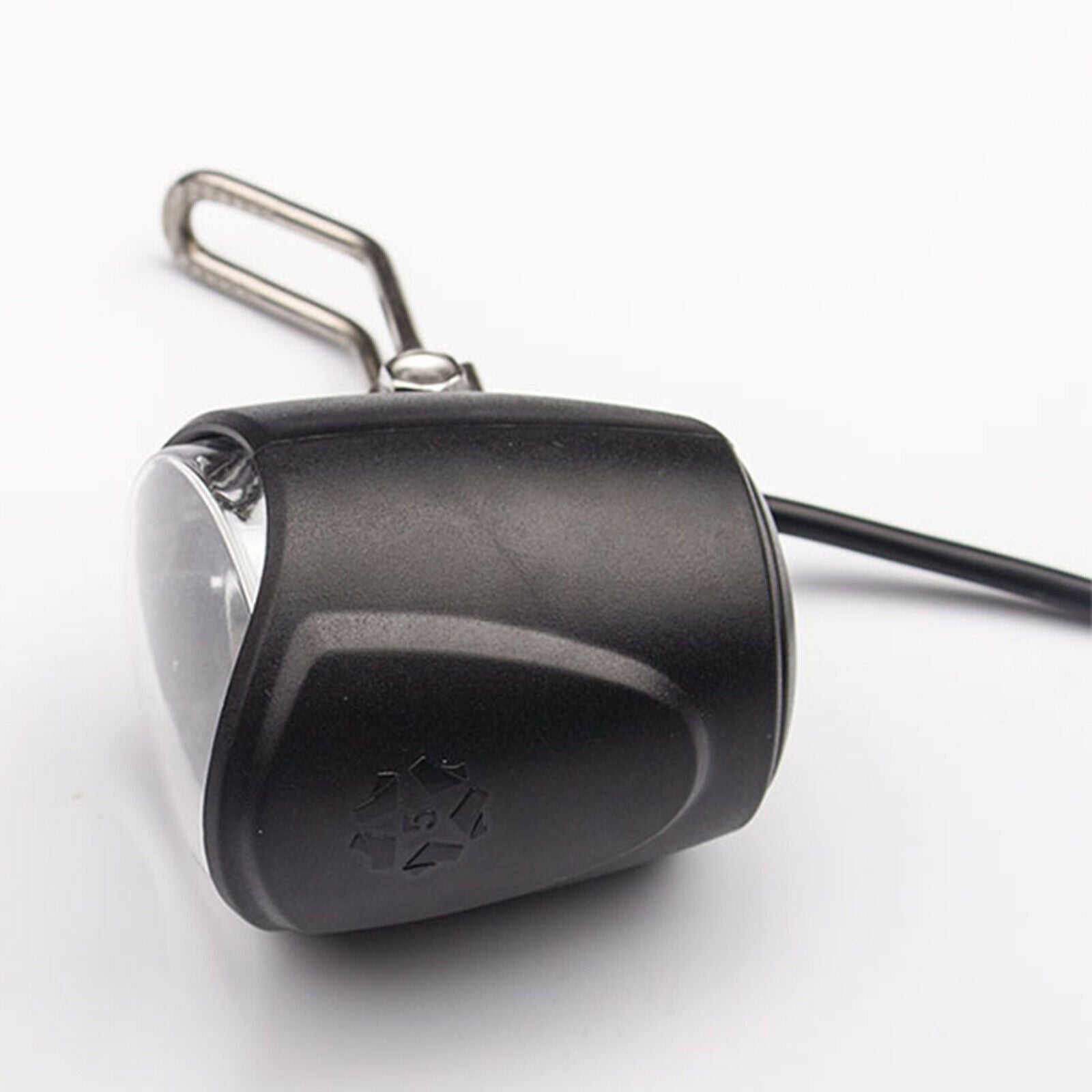 Electric Bicycle E-Bike Headlight 12V-80V LED Front Light with Horn 2 in 1