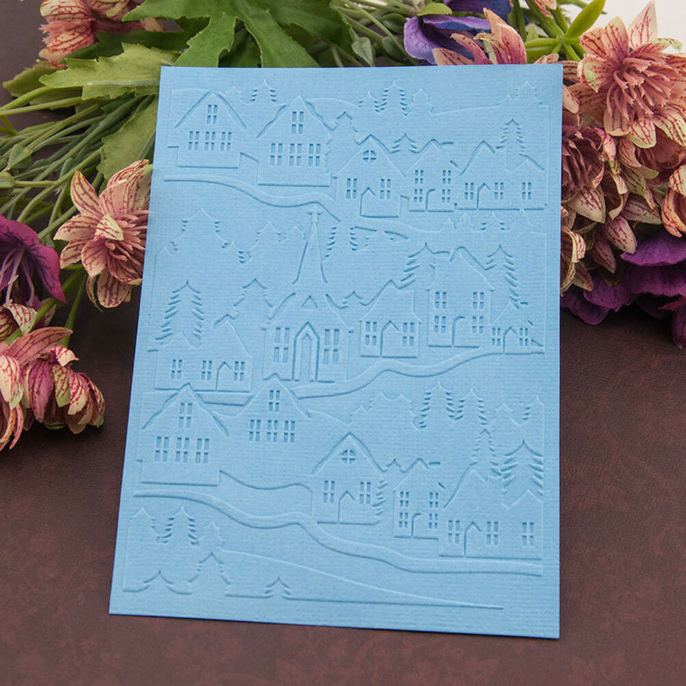 house Embossing folders Plastic Embossing Folder For Scrapbooking DIY car.l8