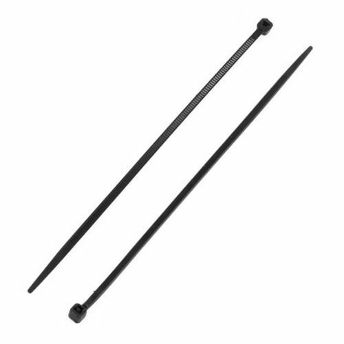 100pcs 150mm x 2mm Electrical Cable Tie Wrap Nylon Fastening Black L6