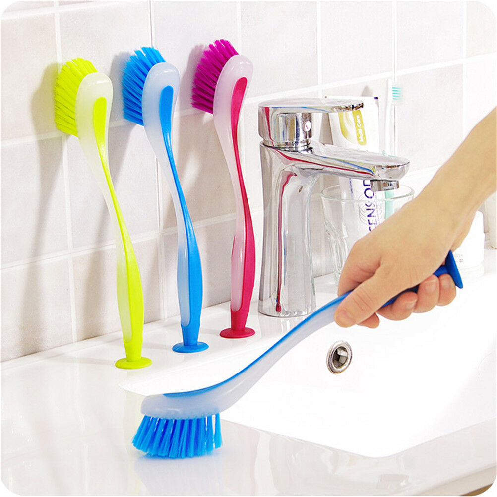 Practical Vertical Multifunctional Sink Cleaning Brush Dishwashing Pot Brush_DD