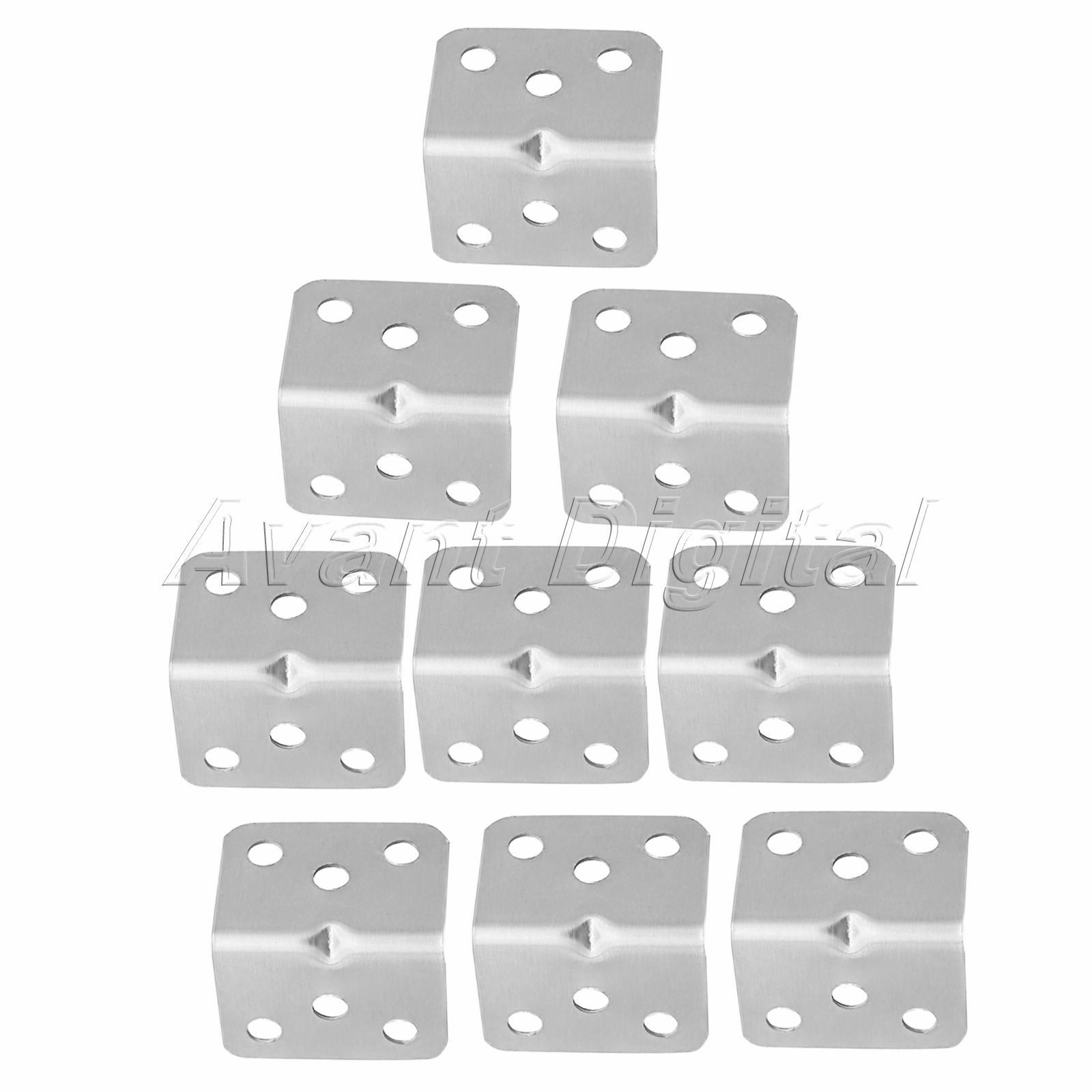 Stainless Steel Corner Brace Joint L Shape Right Angle Code Brackets Fasteners
