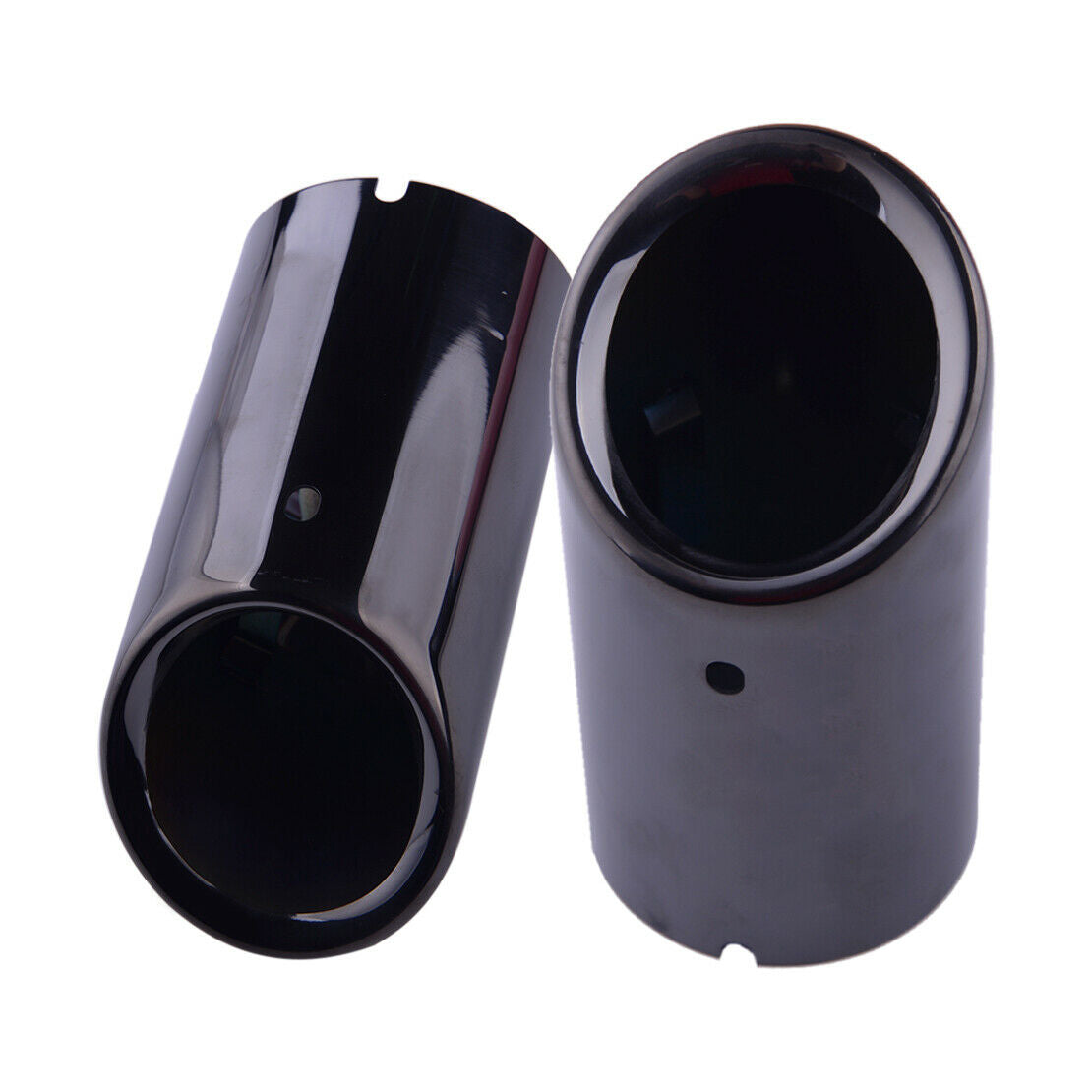 Titanium Black Muffler Exhaust Tail Pipe Tip Fit For BMW E90 E92 325i 328i 07-10