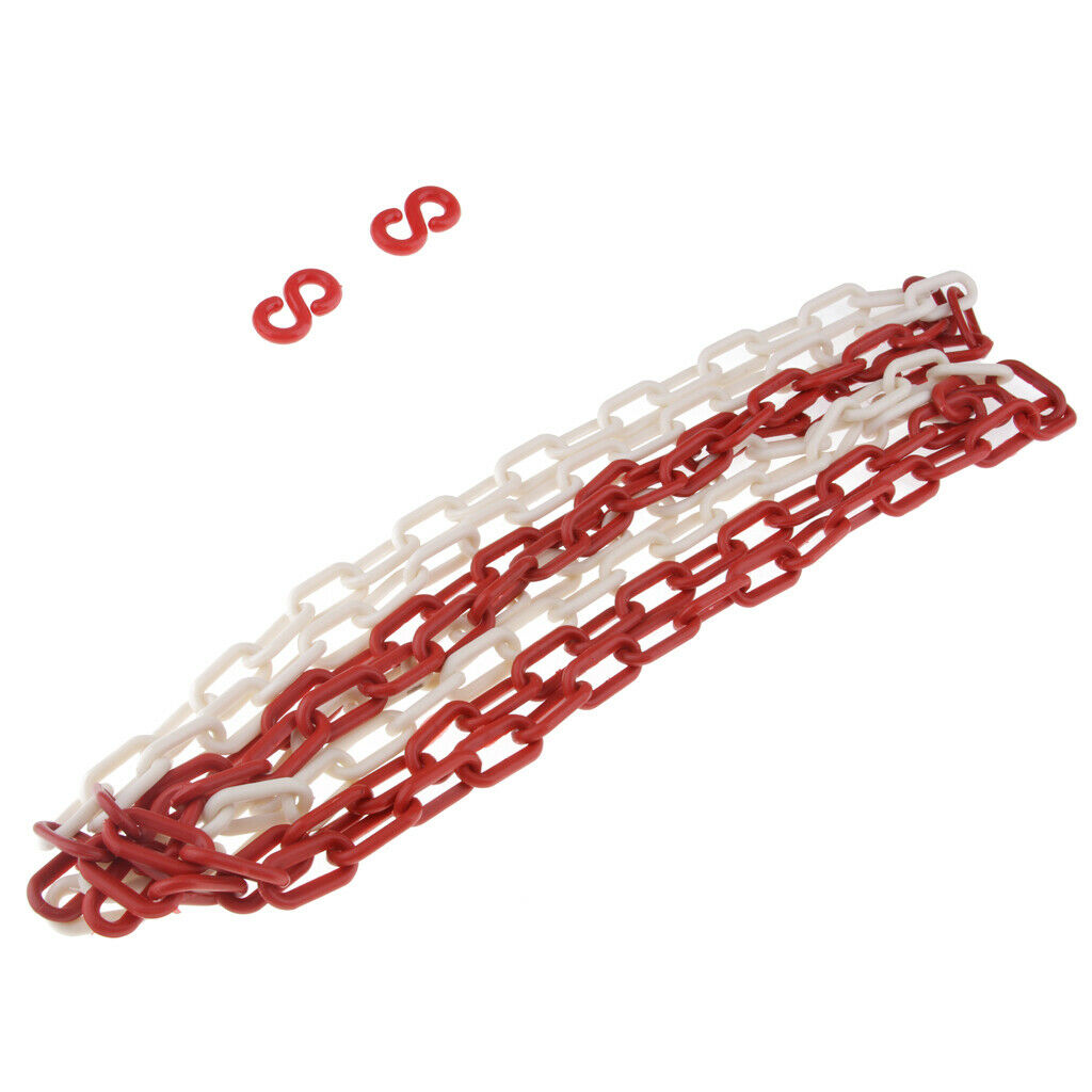 Plastic Chain 3.8m Commercial Safety Barrier for Crowd Control Queue Line Red +