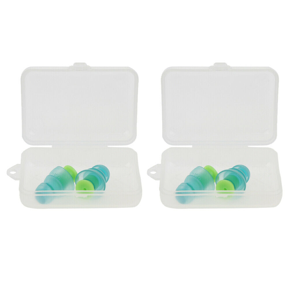 4Pair Silicone Foam Earplug, Hearing Protection for Sleeping /Concerts