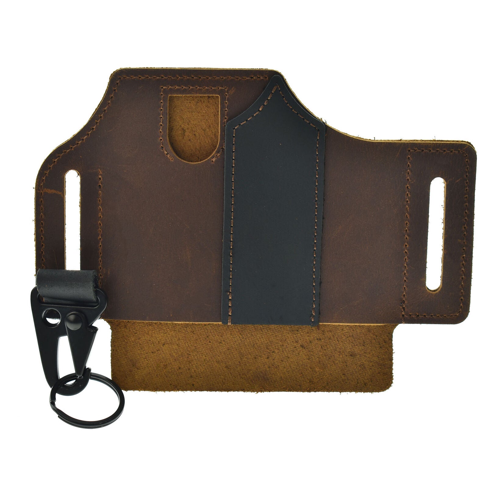 Multitool Leather Sheath EDC Pocket Organizer with Pen Holder