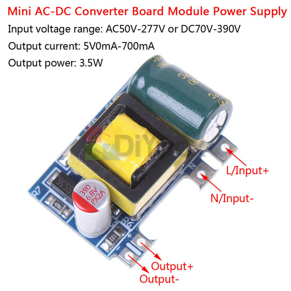AC-DC 3.3V isolation switch buck power supply module 700mA 220V/110V to 5V