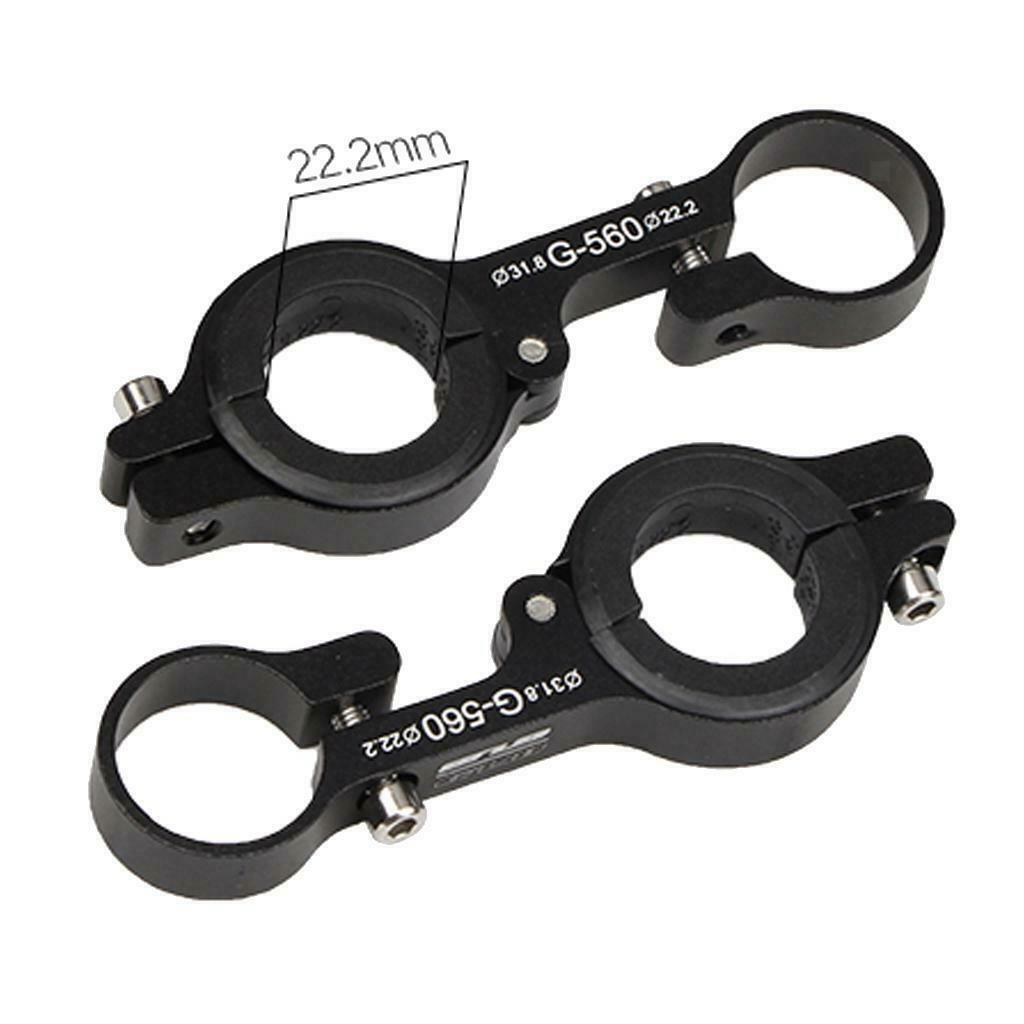 Bike Handlebar Extender Dual Clamp Bracket Mountain Road Bicycle Cycling Riding