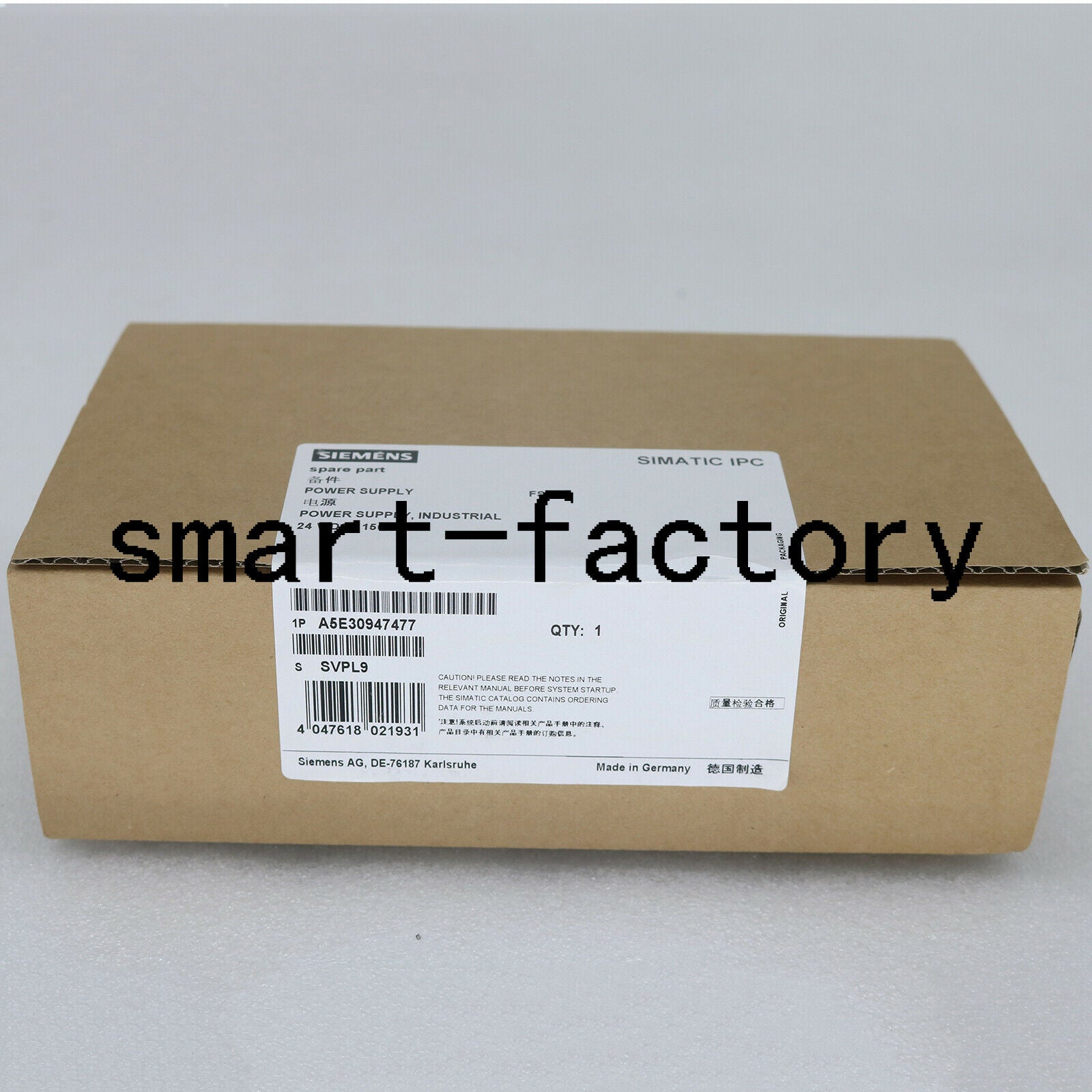 1Pc Siemens NEW Modular Power Supply A5E30947477-H3 one year warranty