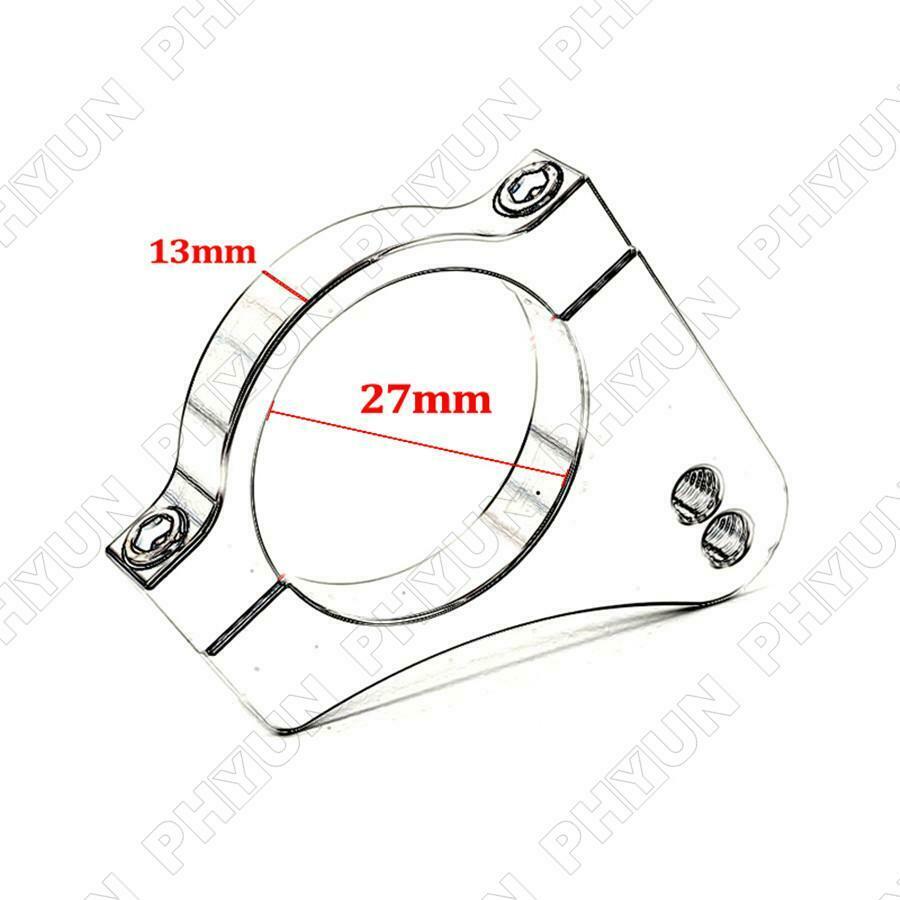 27mm Motorcycle Steering Damper Fork Frame Mounting Clamp Bracket Aluminum Alloy