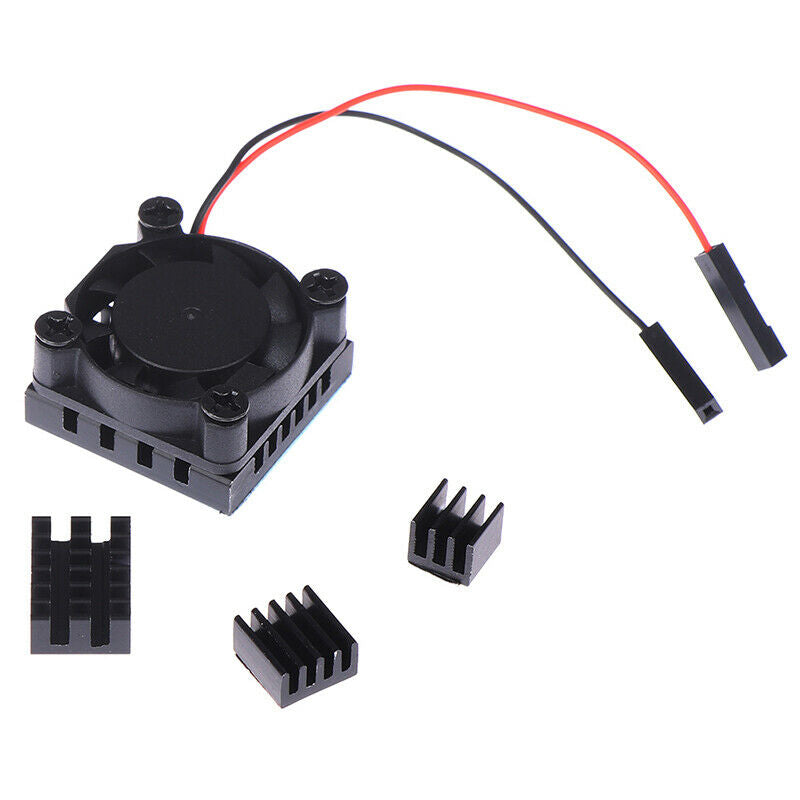 New Square Cooling Fan with Heatsink Kit For Raspberry Pi 4B GSLS qcL TH