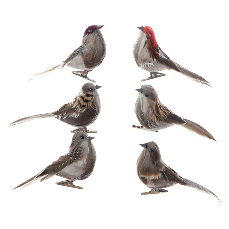 Home Decoration Artificial Foam Feather Bird Designer Home Decor Tree Deco.l8