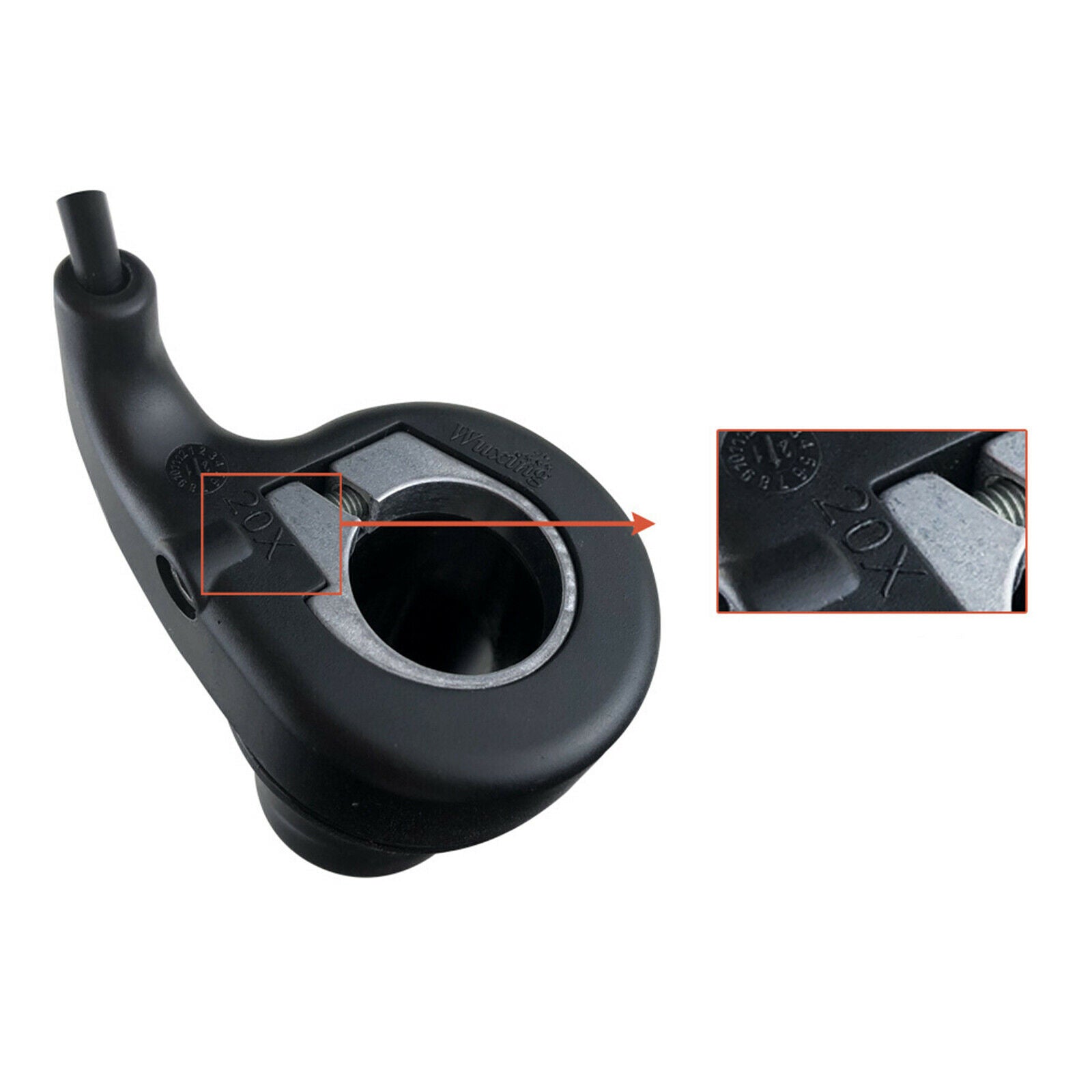 Universal 20X Bike Half Twist Throttle 12-72V for Electric Bike E-motorcycle