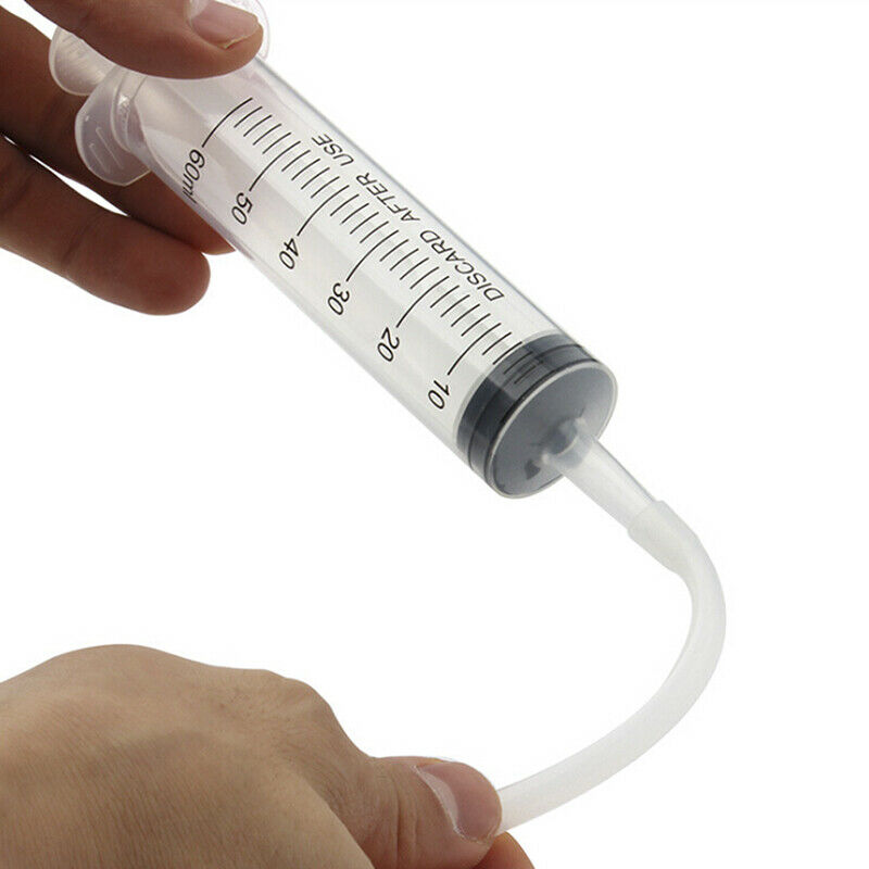 Bike Tire Tubeless Sealant 60ml Syringe Rubber Hose Kit For Inner T GwJC.l8