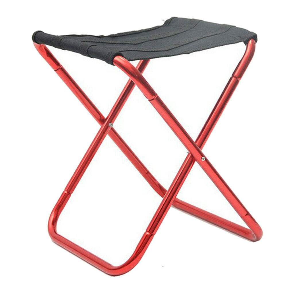 Outdoor Ultralight Portable Folding Chair Fishing Camping BBQ Picnic Red