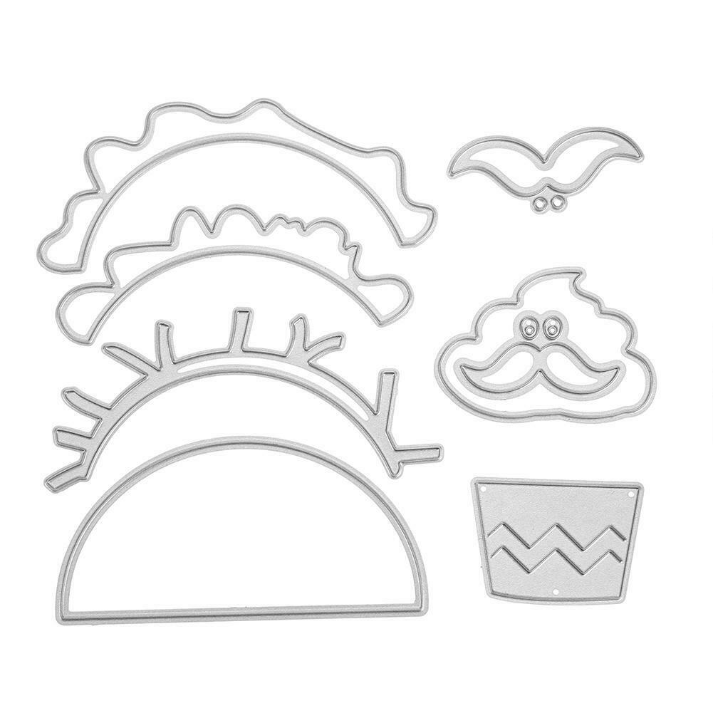 8pcs Metal Pancake Cutting Dies Stencils DIY Scrapbooking Embossing Craft @