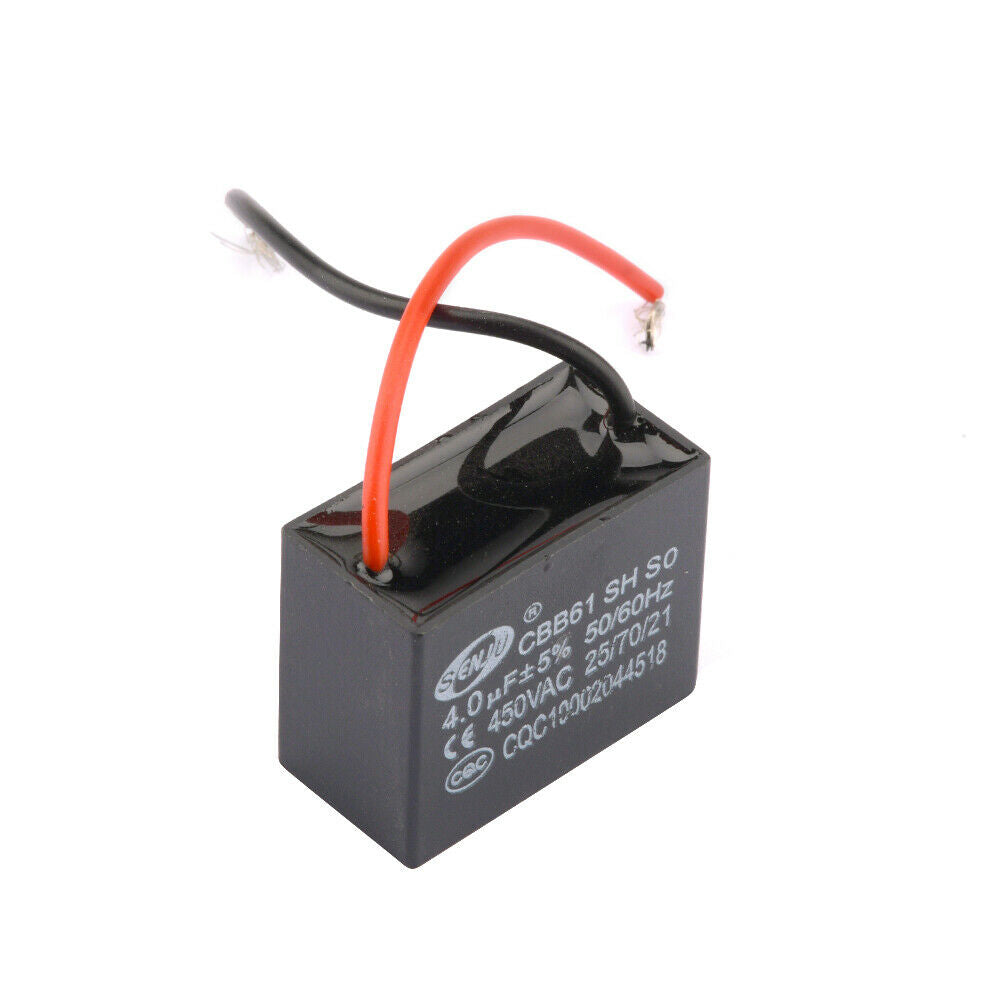 AC 250V 4UF CBB61 Rectangle Non Polar Motor Strating Capacitor