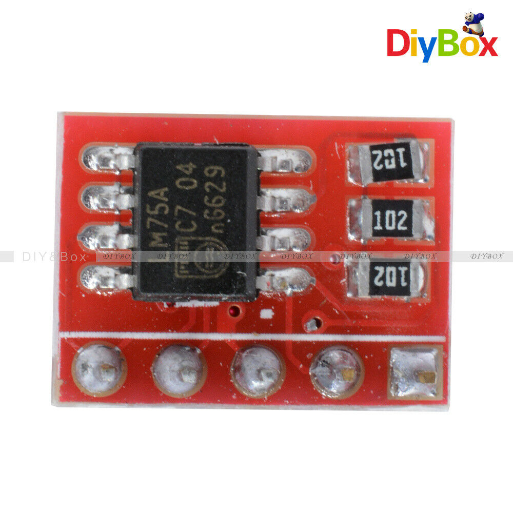 LM75A Temperature Sensor I2C Development Board Module For Arduino / Raspberry Pi