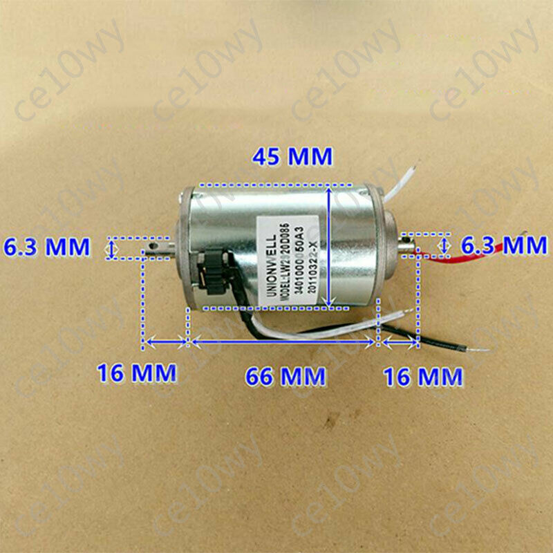 120V DC Motor 3800RPM Ball Bearing Brushed Electric Motor for Wind Generator DIY