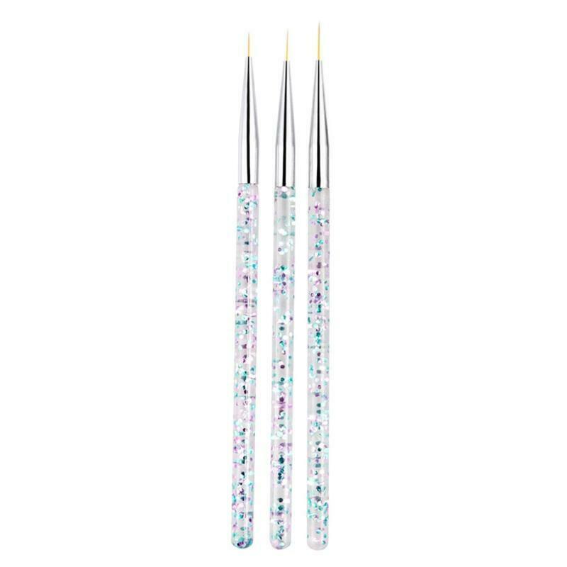 Rhinestone Carving Acrylic Nail Brush Nail Art Liner Tool Nail Polish Brush Pen