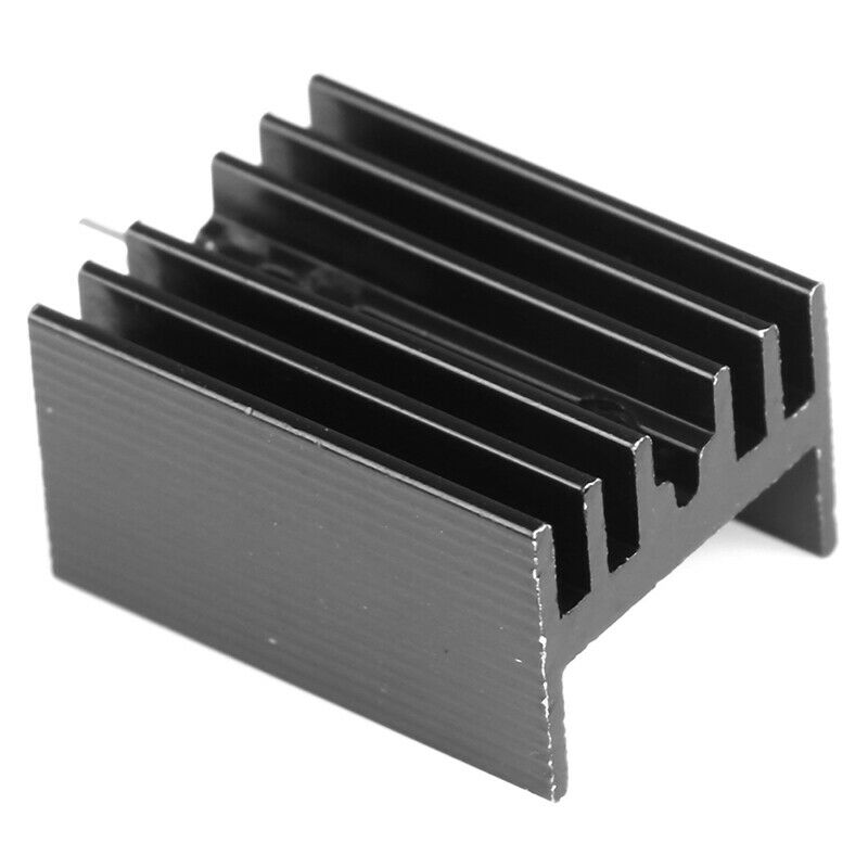 10Pcs 20x15x11mm Black Aluminum Heat Sink for TO-220 TrioDD